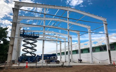 Construcción de la línea de fabricación de rPET del Uruguay